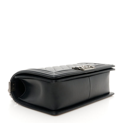 Chanel Calfskin Quilted Medium Boy Flap Black 4 of 11