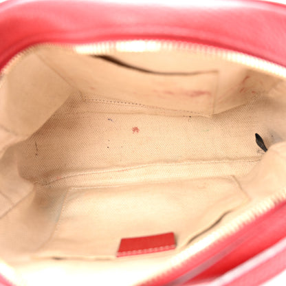 Gucci Pebbled Calfskin Small Soho Disco Bag Tabasco Red 5 of 14