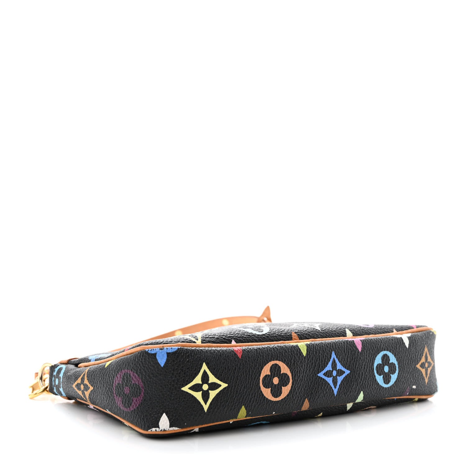 Louis Vuitton Monogram Multicolor Pochette Accessories Black 4 of 10