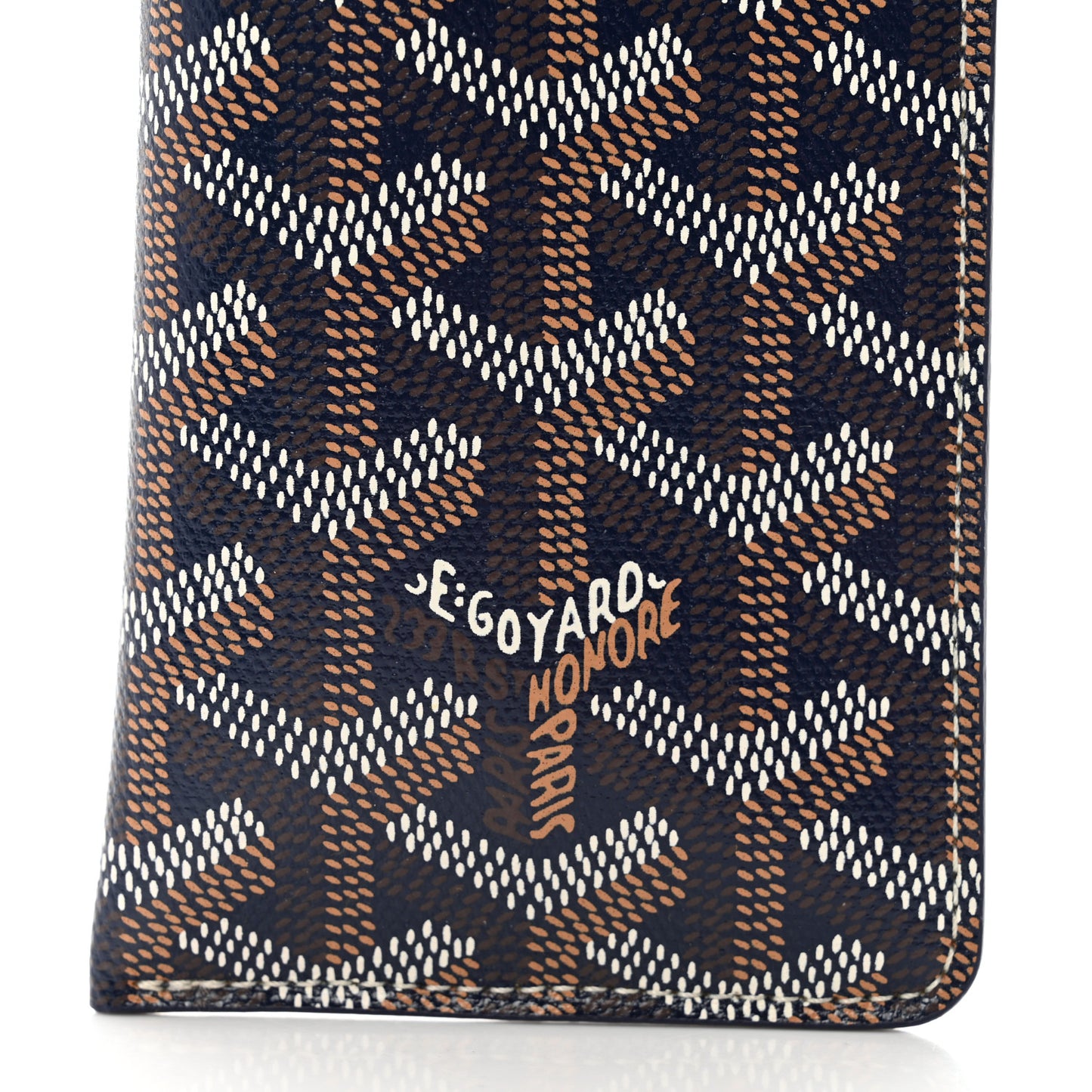 Goyardine Montmartre Glasses Case Black