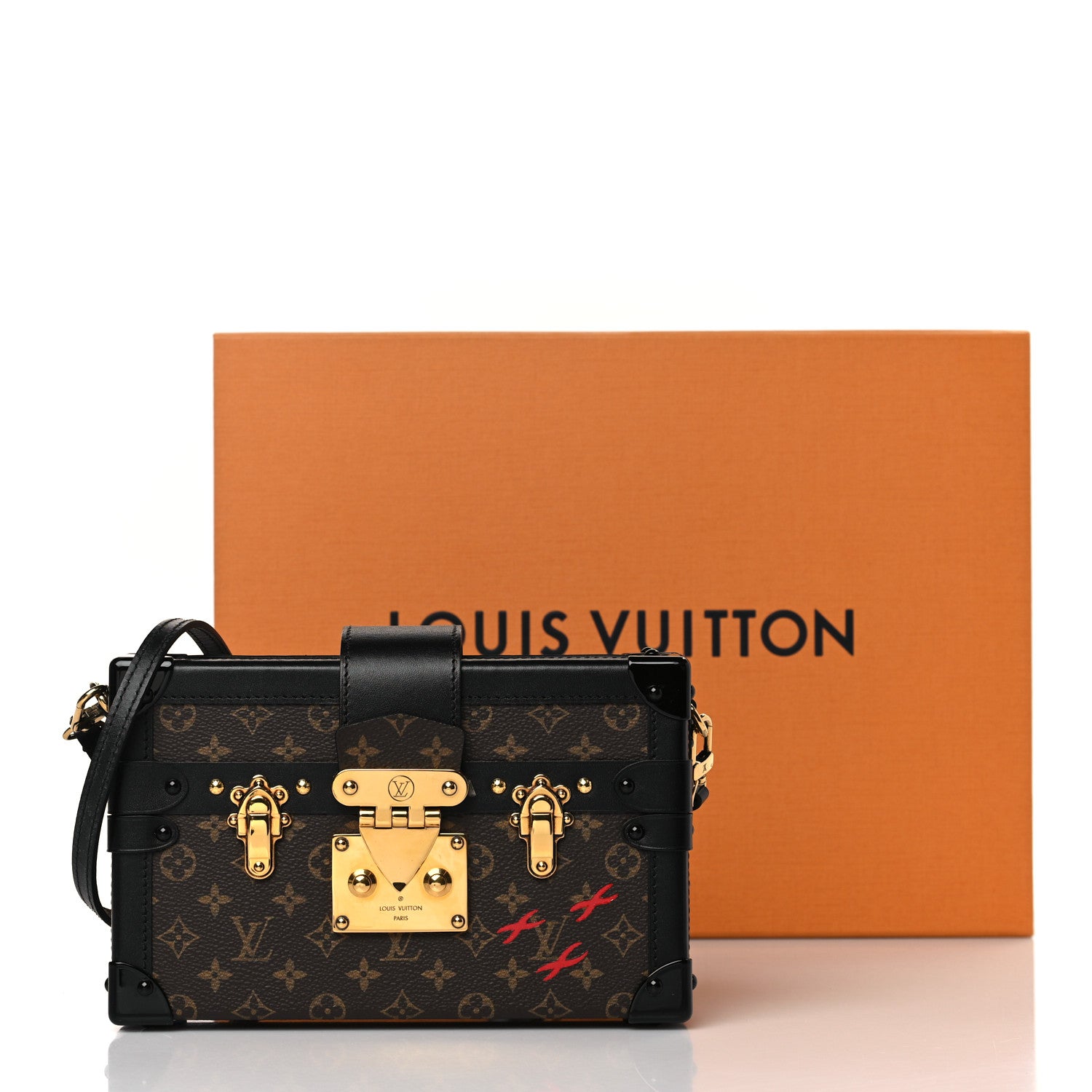 Louis Vuitton Monogram Petite Malle Black 9 of 9