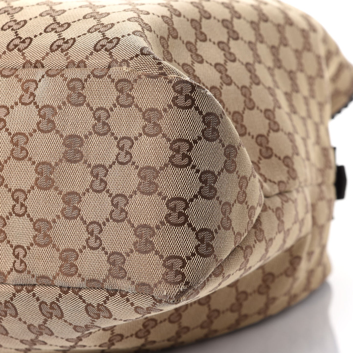 Monogram Large Horsebit Chain Hobo Dark Brown