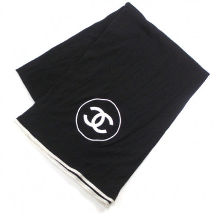 Chanel Cashmere Shawl Scarf Black 1 of 5