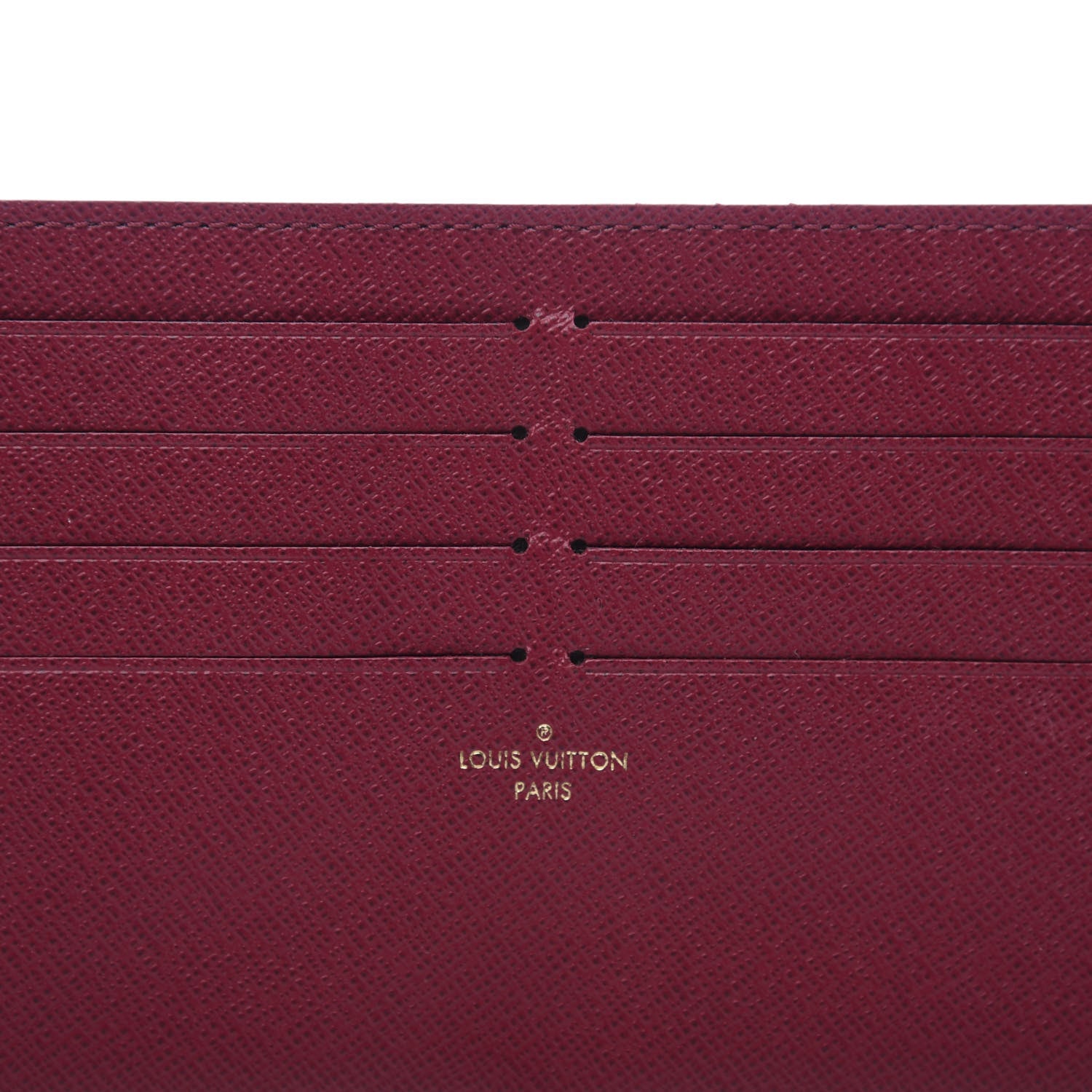 Louis Vuitton Calfskin Felicie Card Holder Insert Fuchsia 7 of 7
