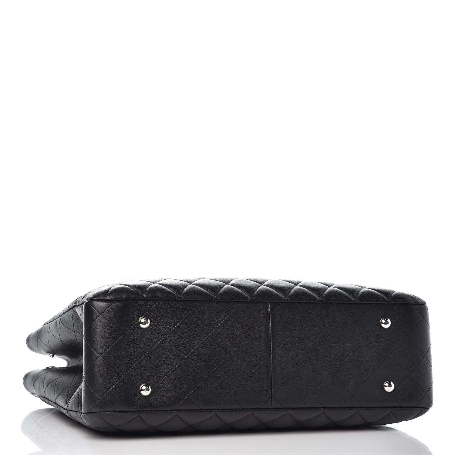 Chanel Calfskin Quilted Large Classic Shopping Tote Black 4 of 8