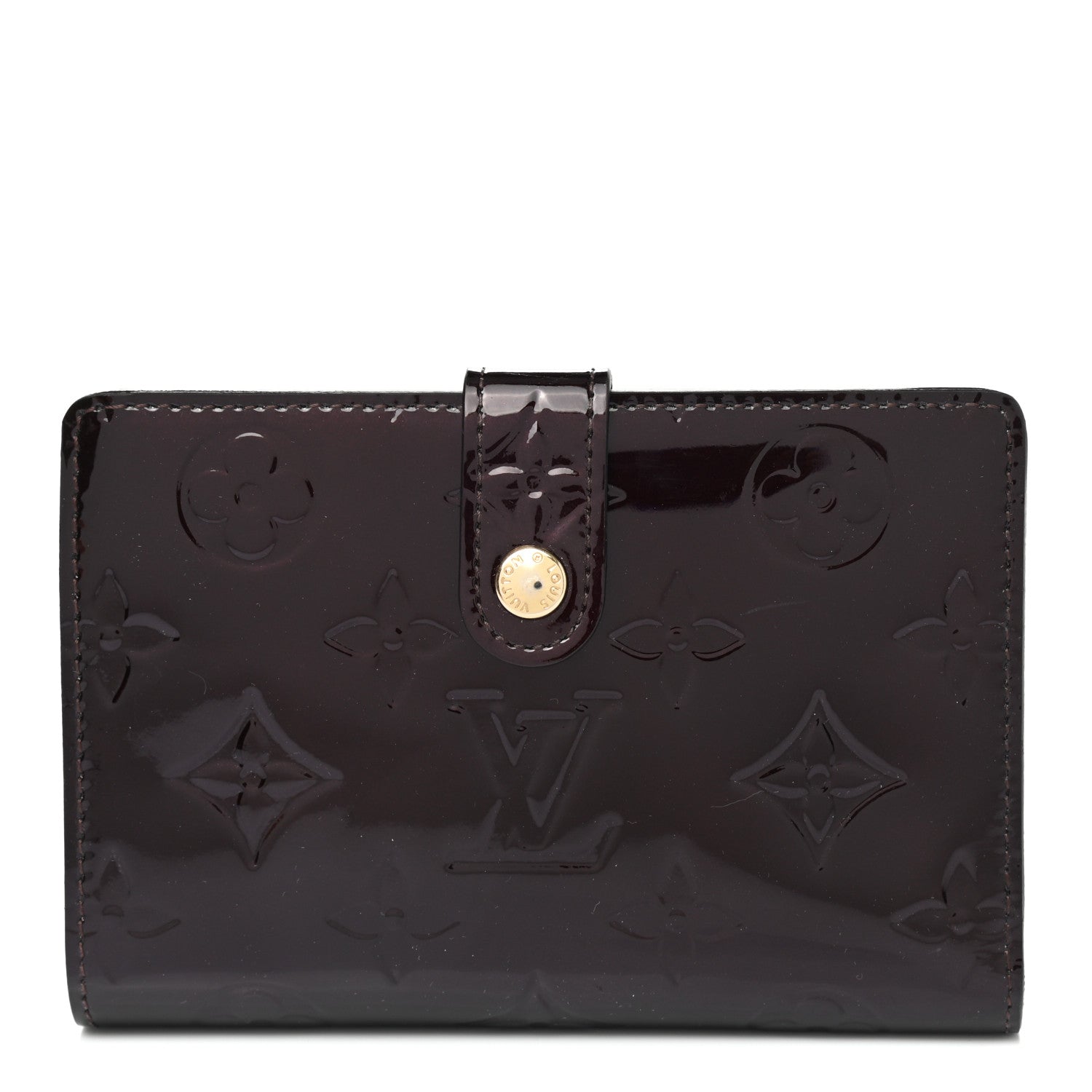 Louis Vuitton Vernis French Purse Wallet Amarante 1 of 8