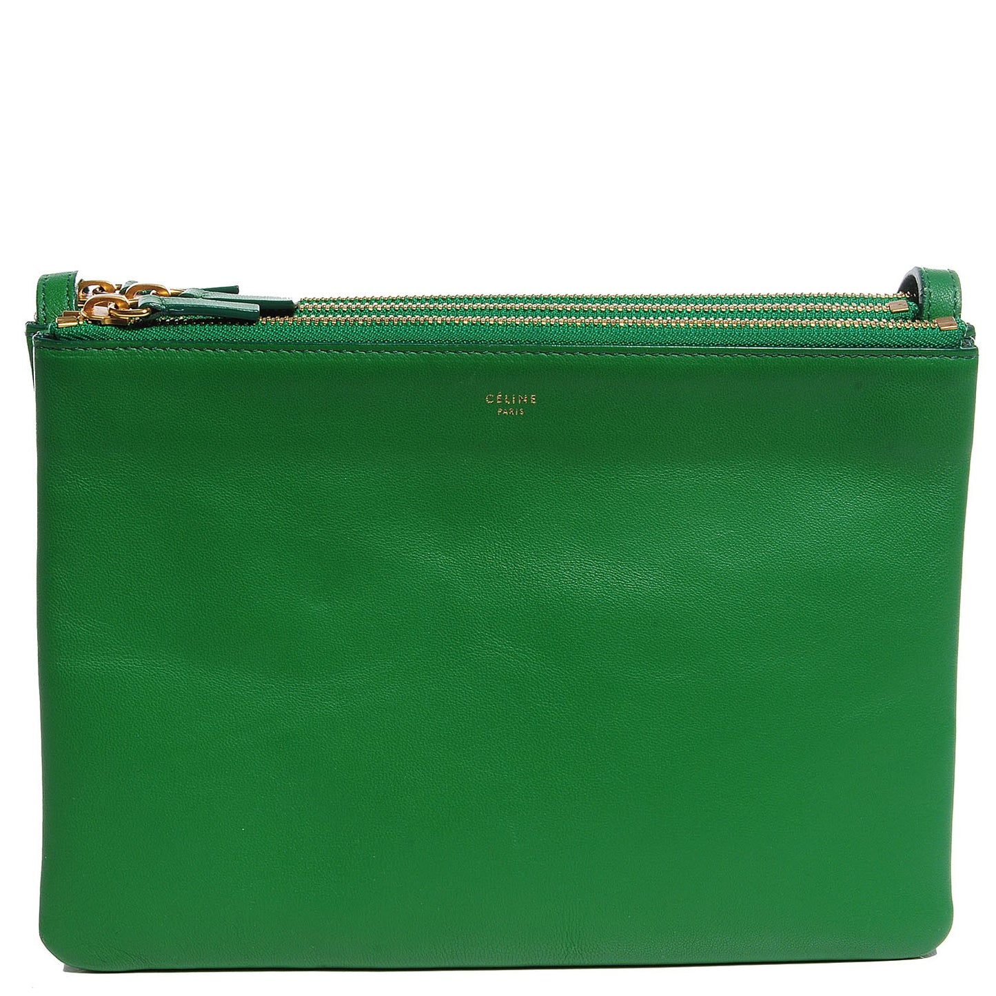 Lambskin Large Trio Crossbody Bag Grass
