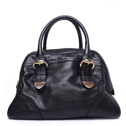 Gucci Guccissima Signoria Large Dome Bag Black 1 of 12