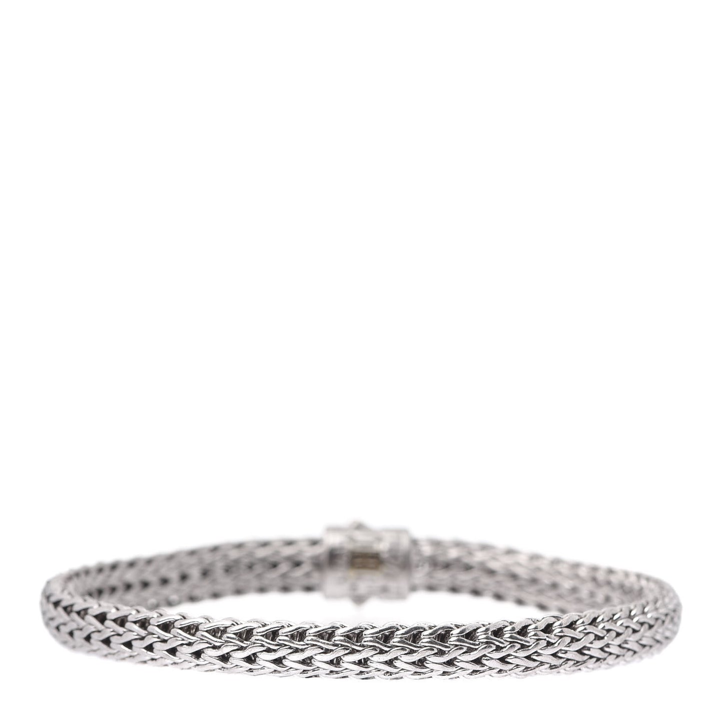 Sterling Silver Diamond 6.5mm Classic Chain Bracelet