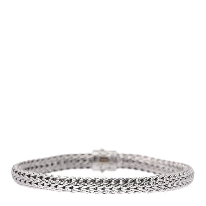 John Hardy Sterling Silver Diamond 6.5mm Classic Chain Bracelet 3 of 5