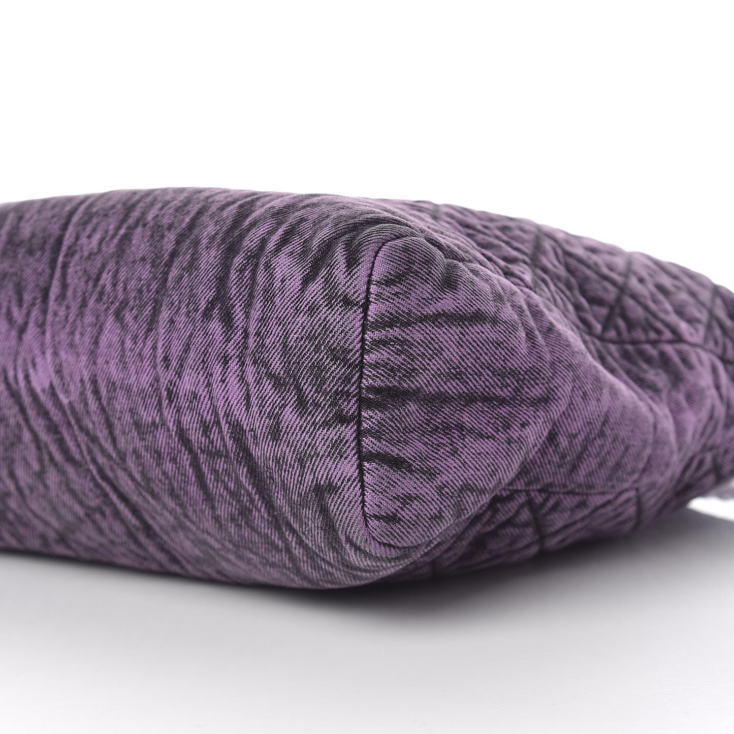 Denim Quilted Large 31 Denimpression Shopping Bag Purple Black