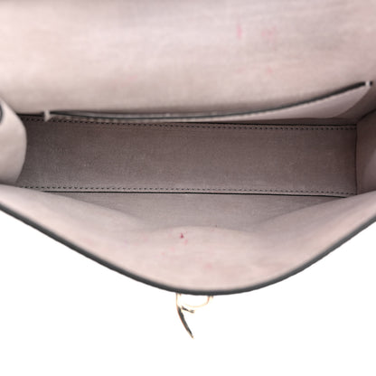 Valentino Garavani Pebbled Calfskin Medium Rockstud Flip Lock Crossbody Bag White 5 of 12