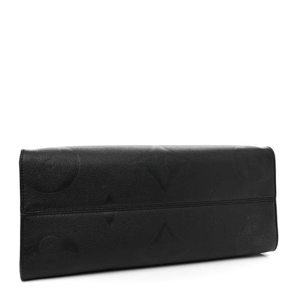 Louis Vuitton Empreinte Monogram Giant OnTheGo MM Black 4 of 13