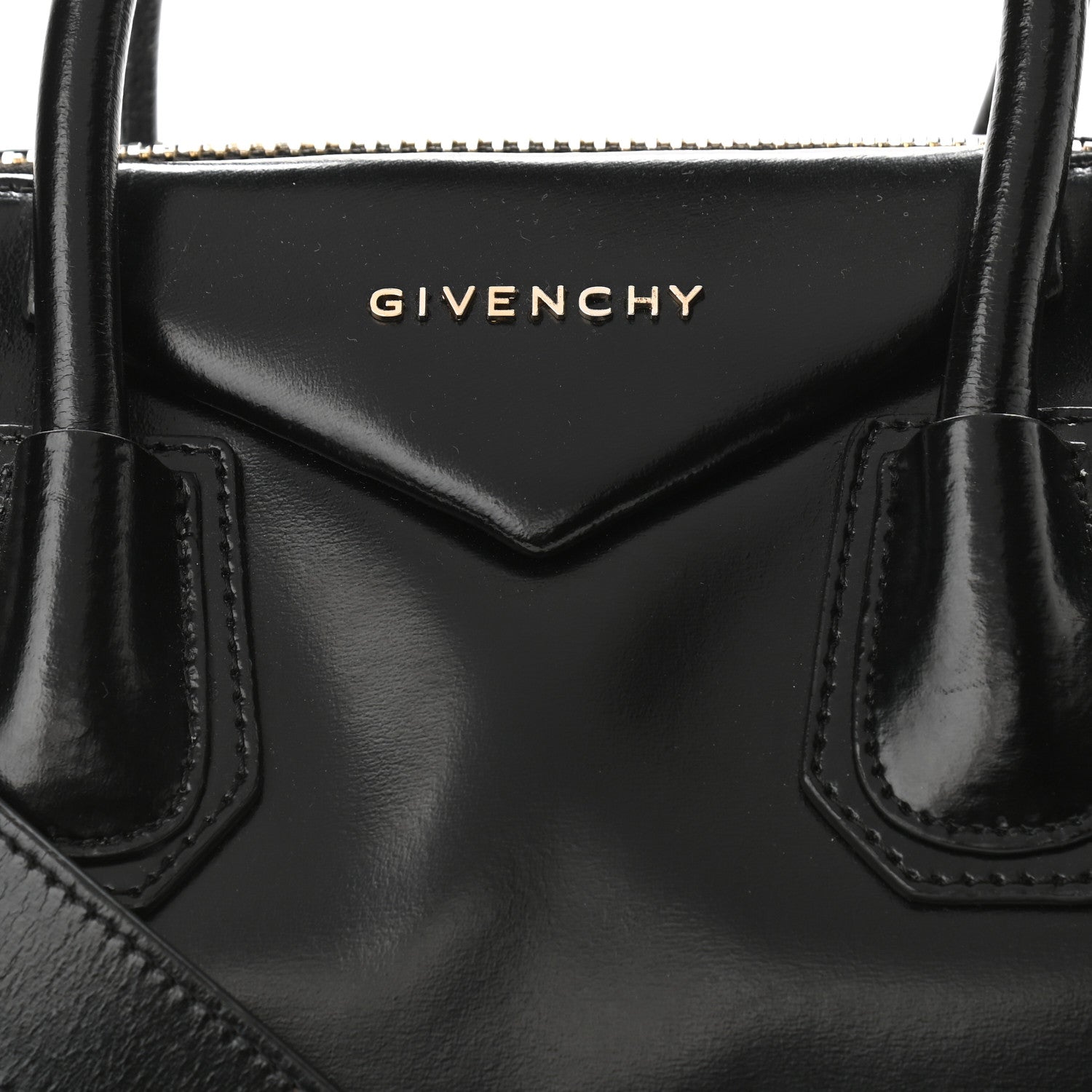 Givenchy Shiny Lord Calfskin Medium Antigona Black 8 of 10