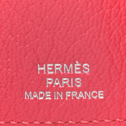 Hermes Chevre Mysore Bearn Multicles 4 Key Holder Rose Lipstick 6 of 8