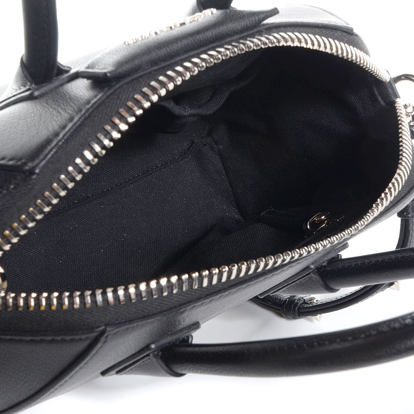 Sugar Goatskin Mini Antigona Black