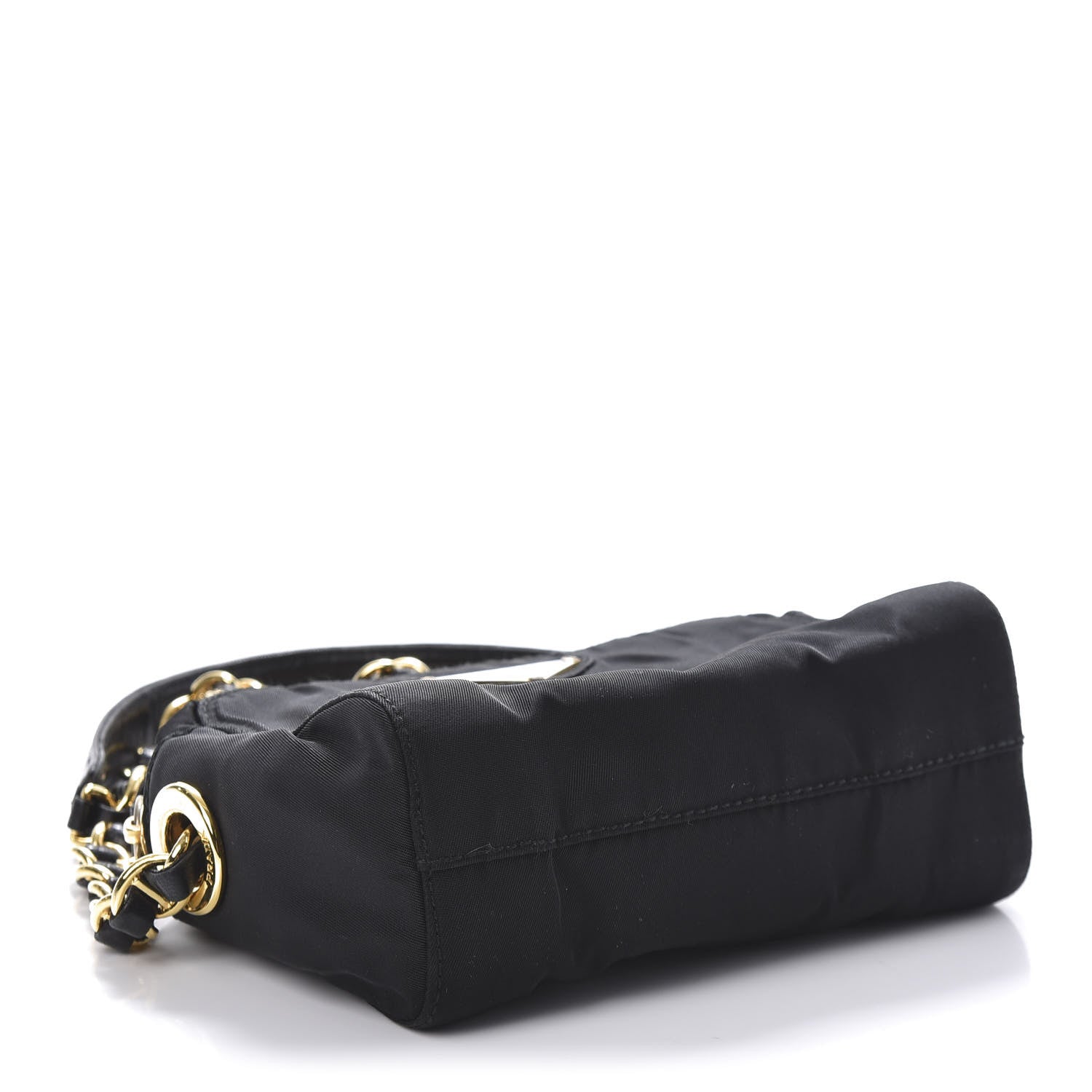 Prada Tessuto Nylon Mini Camera Crossbody Black 4 of 9