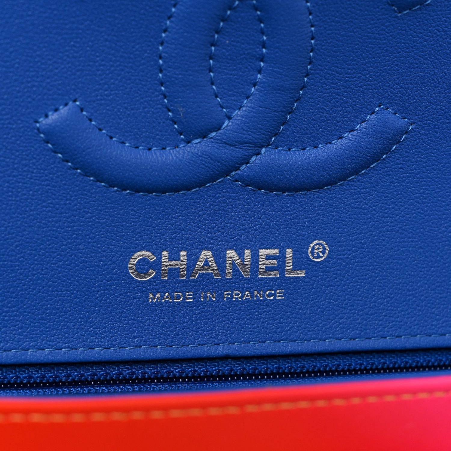 Chanel Calfskin Quilted Medium Rainbow Double Flap Multicolor 6 of 10