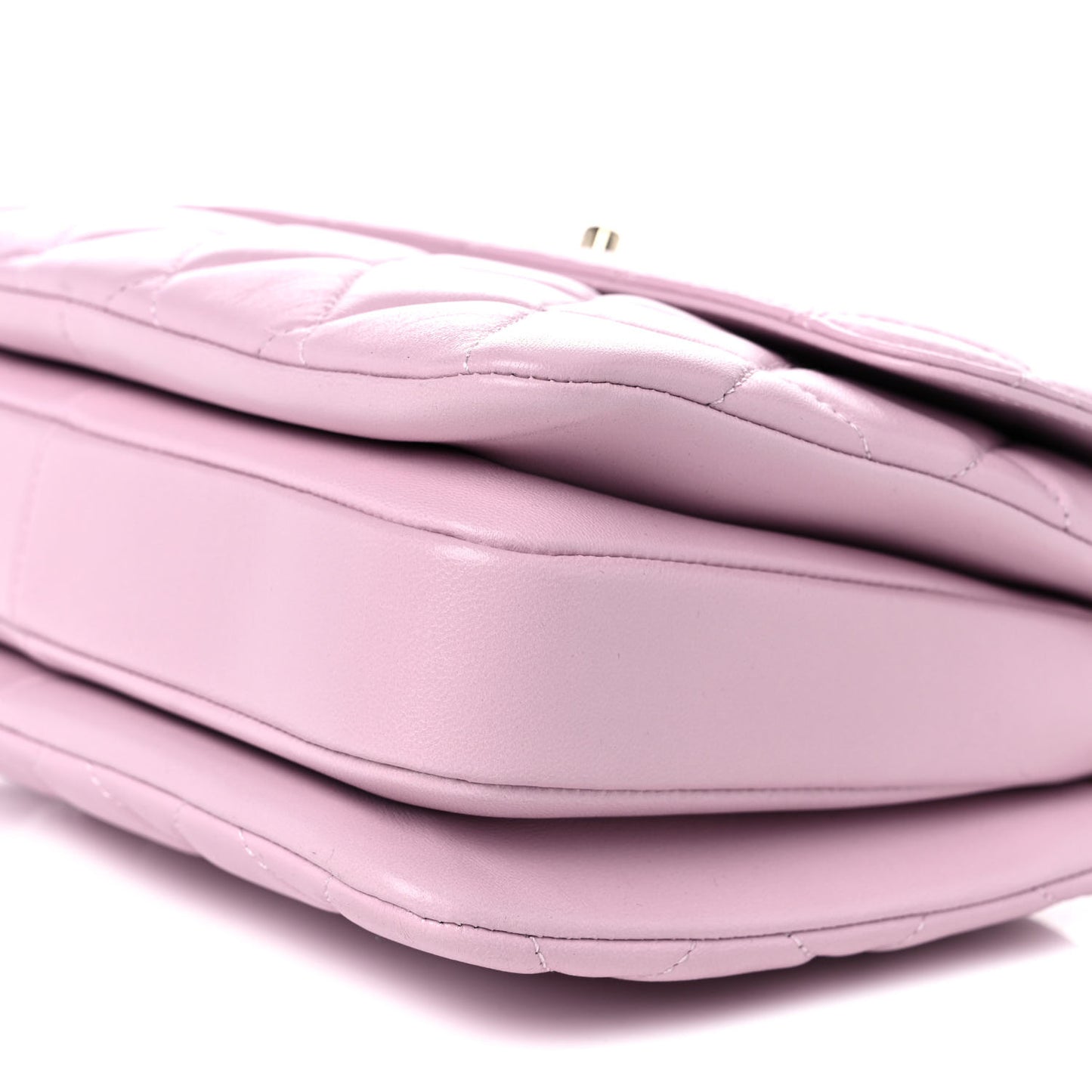 Lambskin Quilted Small Trendy CC Flap Dual Handle Bag Light Pink