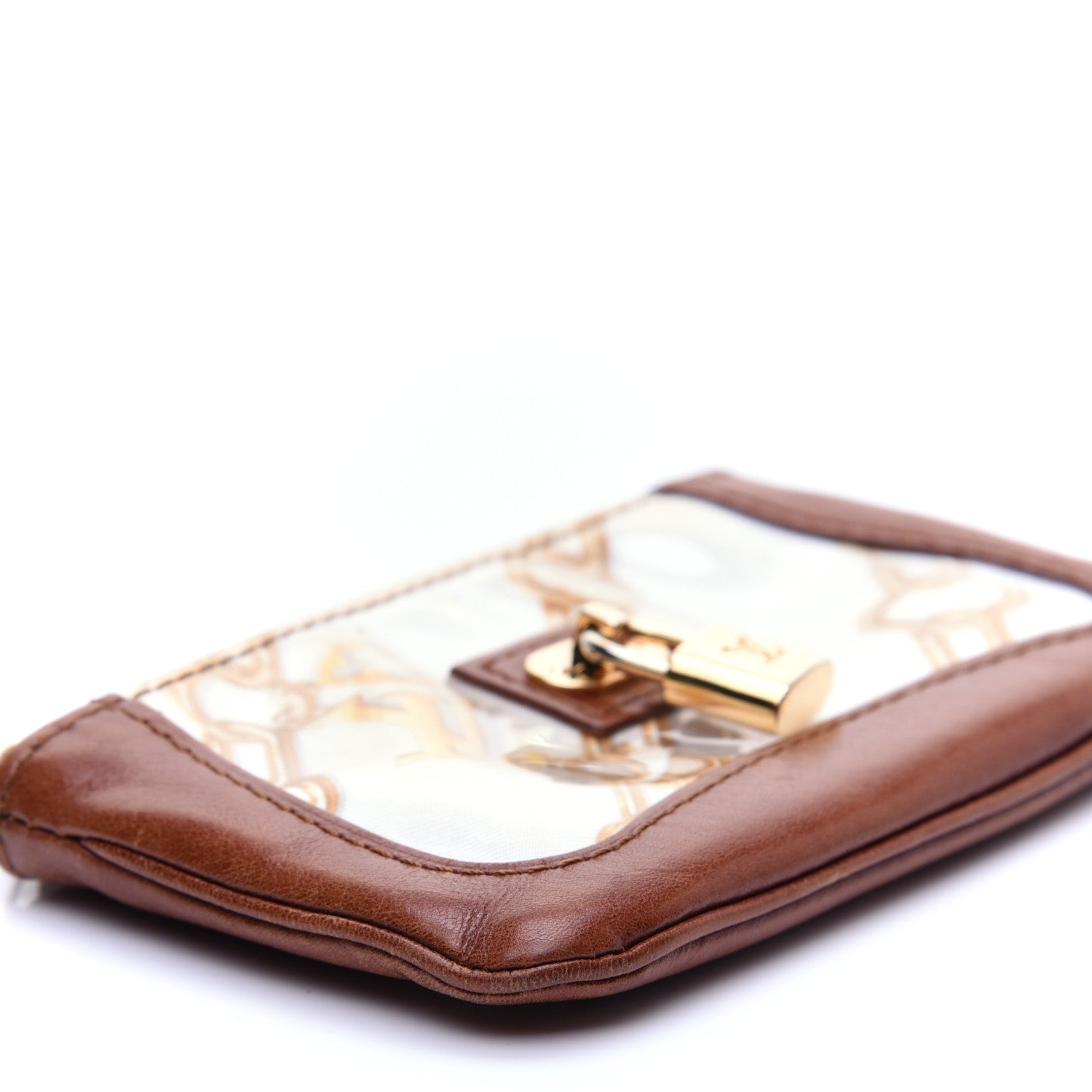Louis Vuitton Monogram Charms Key Pouch White 6 of 12