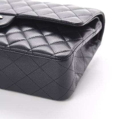 Chanel Caviar Quilted Medium Double Flap Navy 6 of 8