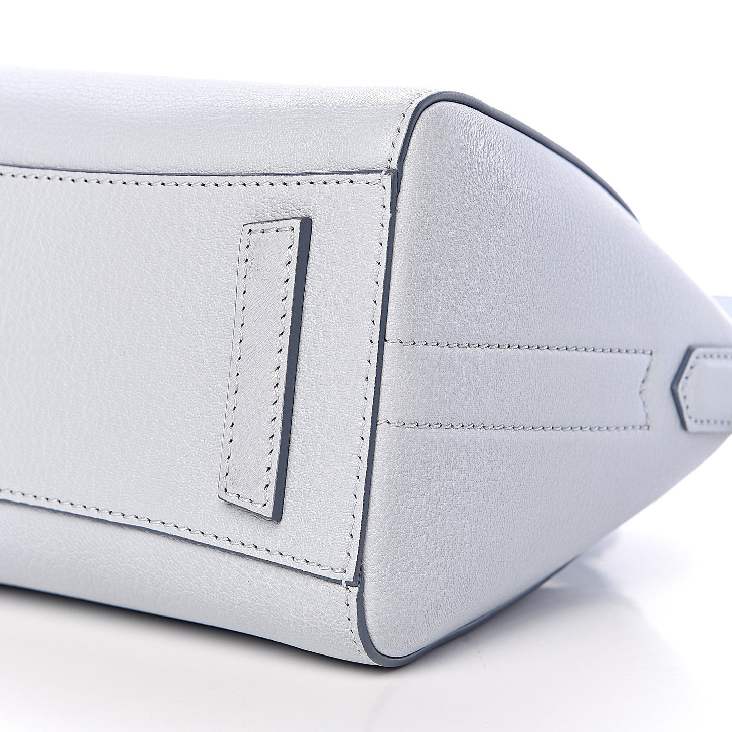 Sugar Goatskin Mini Antigona Baby Blue