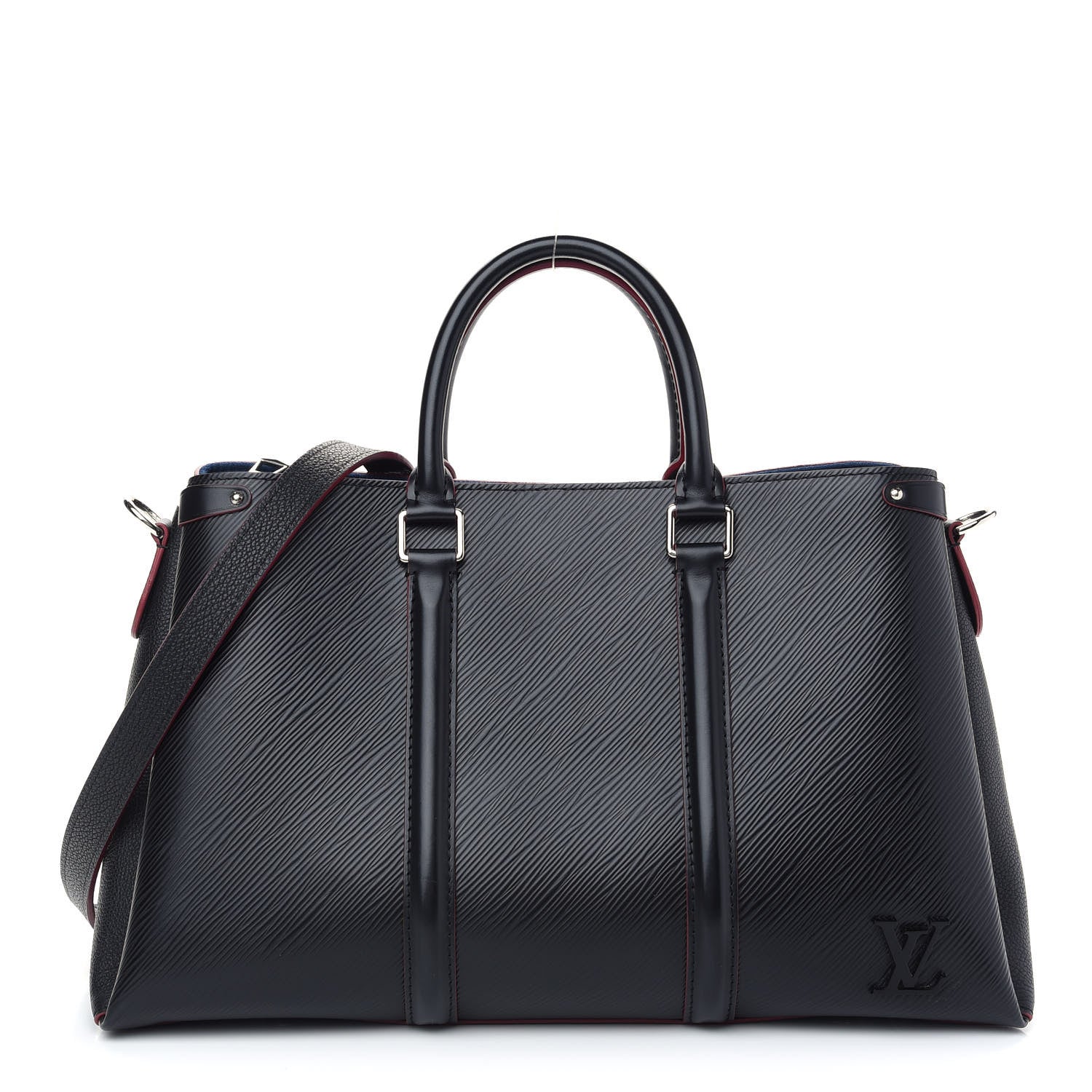 Louis Vuitton Epi Soufflot MM NM Black 1 of 8