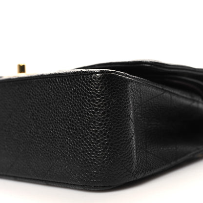 Chanel Caviar Quilted Medium Double Flap Black 10 of 11