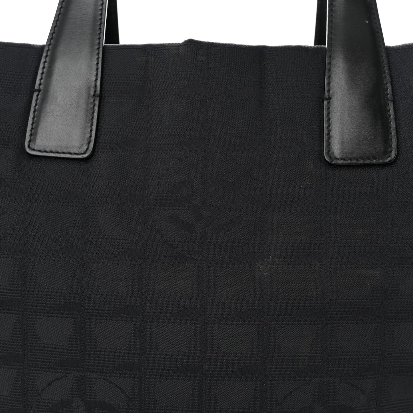 Nylon Medium Travel Tote Black