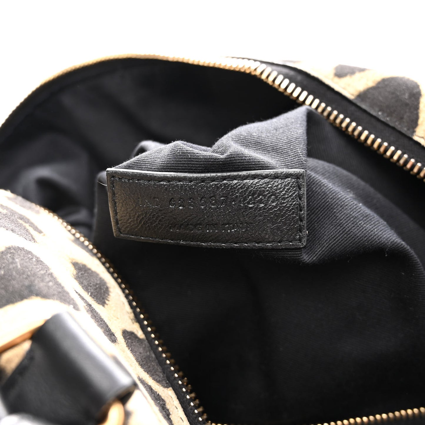 Suede Leopard Print Camden Shopping Tote