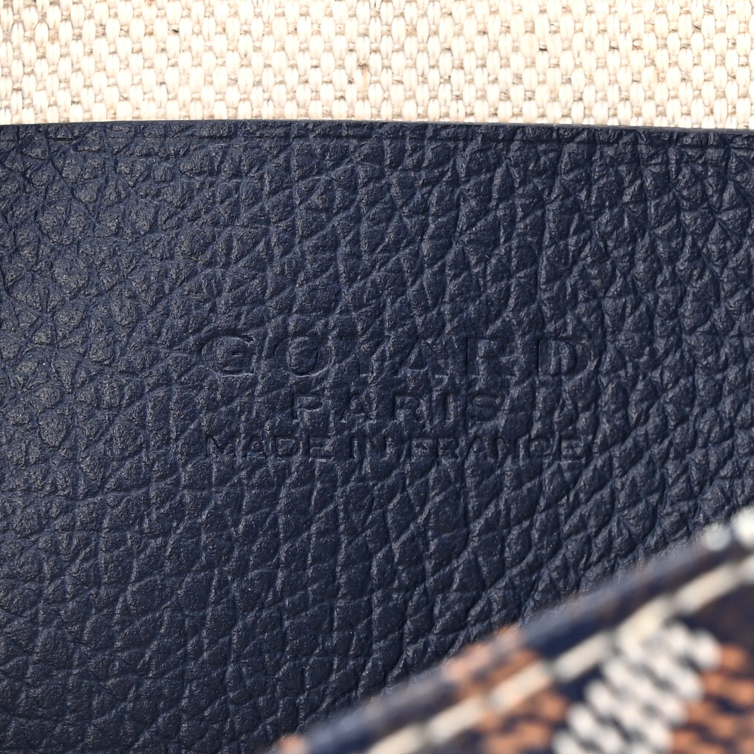 Goyard Goyardine Plumet Wallet Clutch Navy 7 of 11