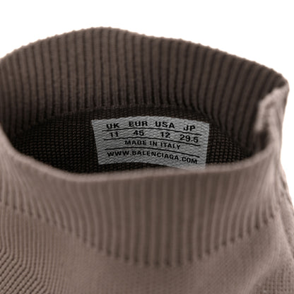 Balenciaga Technical 3D Recycled Knit Bi-Color Sole Mens Speed 2.0 Sneakers 45 Dark Beige White Black 6 of 9