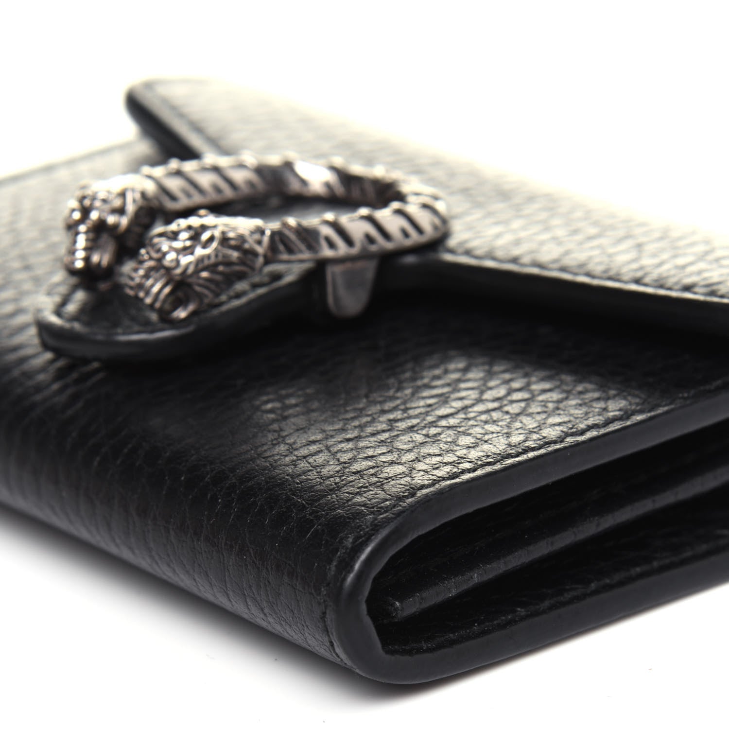 Gucci Calfskin Dionysus Coin Purse Black 8 of 11