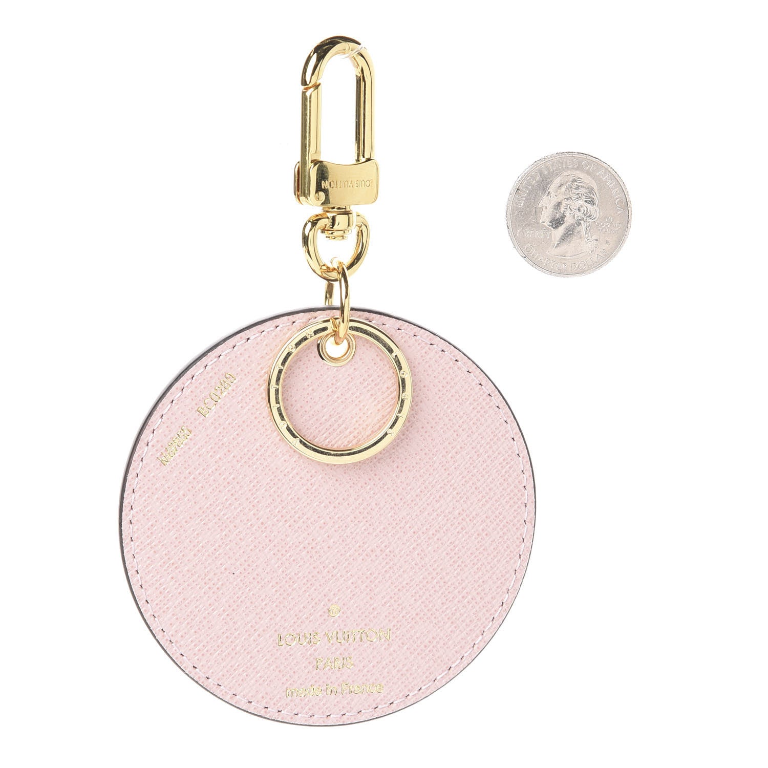 Louis Vuitton Monogram 2020 Christmas Animation Big Wheel Bag Charm Key Ring Rose Ballerine 2 of 3