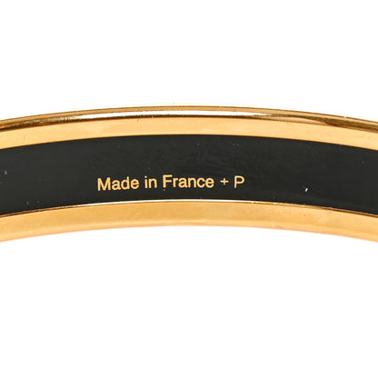 Hermes Enamel Printed Narrow Rubans de Cheval Bracelet 70 5 of 5