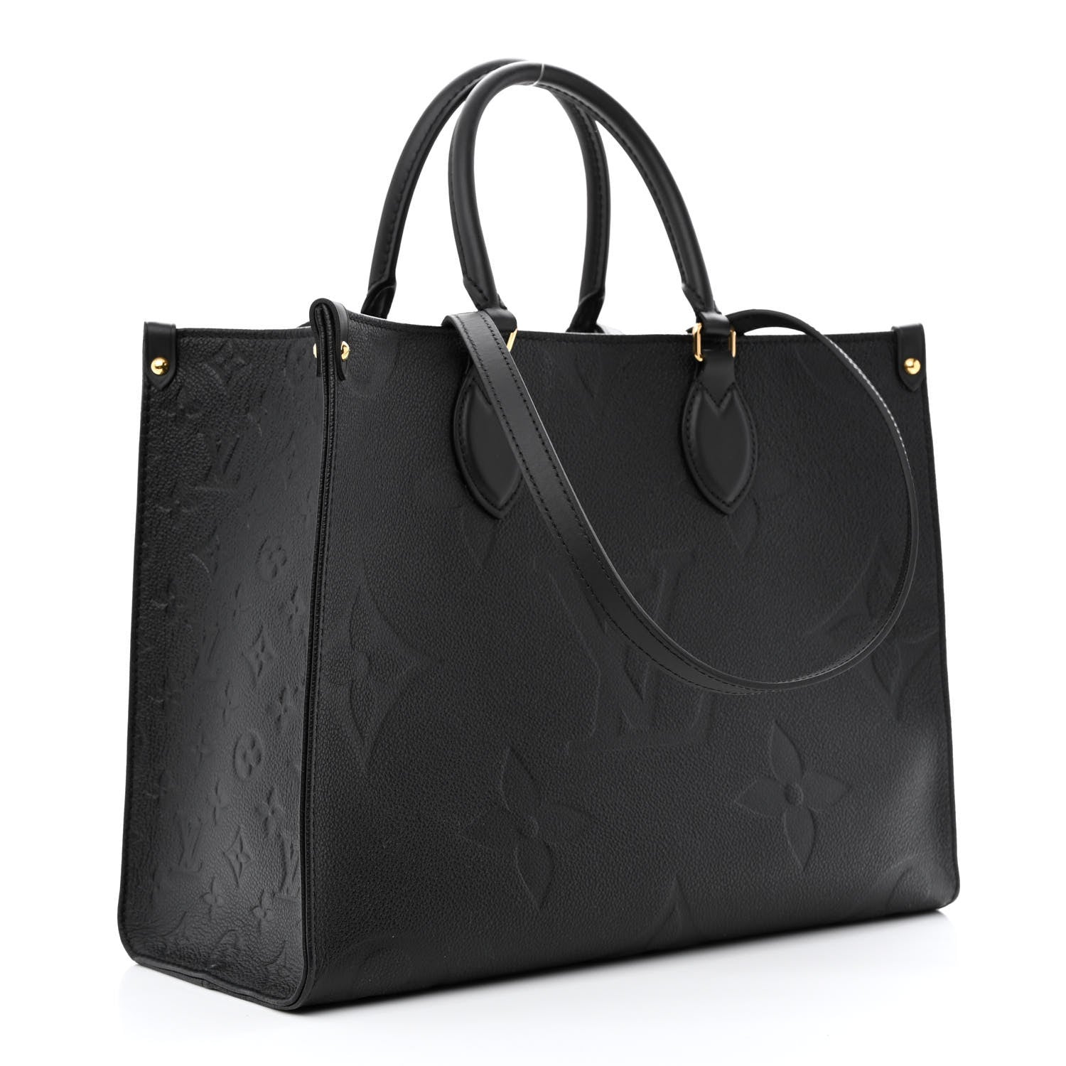 Louis Vuitton Empreinte Monogram Giant Onthego MM Black 3 of 9