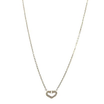 Cartier 18K Yellow Gold Diamond Hearts And Symbols Pendant Necklace 1 of 7