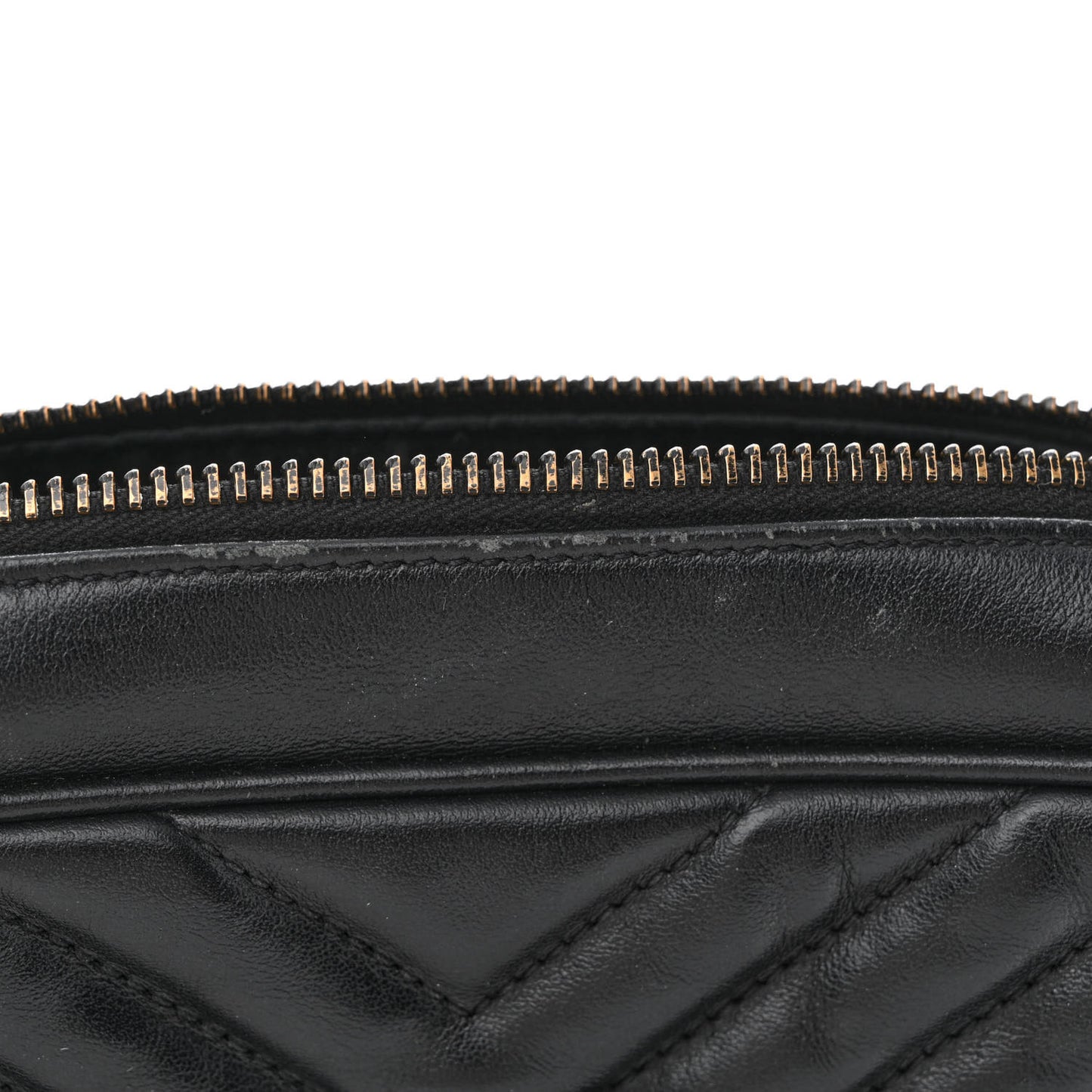 Calfskin Matelasse Monogram Monochrome Lou Camera Bag Black