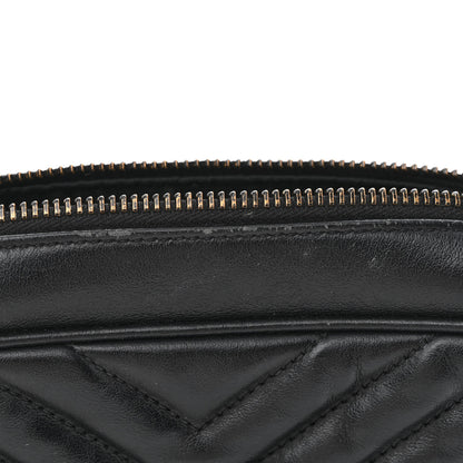 Saint Laurent Calfskin Matelasse Monogram Monochrome Lou Camera Bag Black 13 of 18