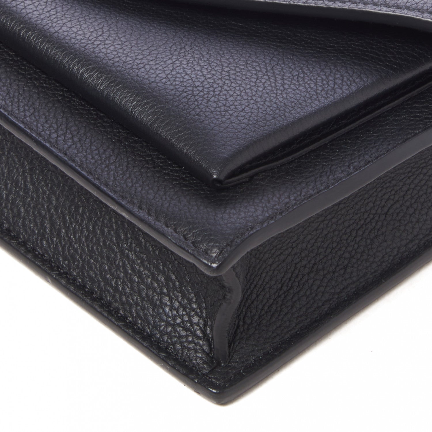 Louis Vuitton Soft Calfskin My Lockme Chain Pochette Black 5 of 8