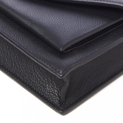Louis Vuitton Soft Calfskin My Lockme Chain Pochette Black 5 of 8