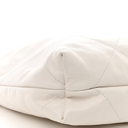 Chanel Shiny Calfskin Quilted Chanel 22 White 11 of 12