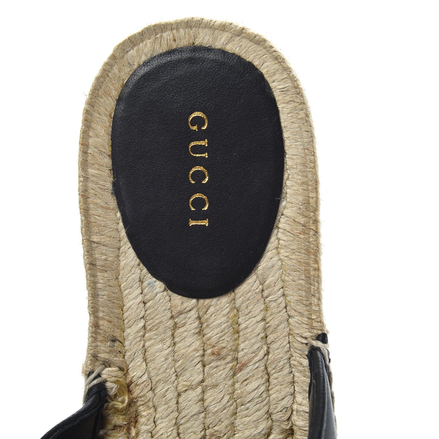 Nappa Matelasse GG Marmont Espadrille Slippers 40.5 Black