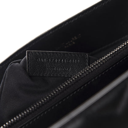 Saint Laurent Calfskin Y Quilted Monogram Medium Loulou Chain Satchel Black 10 of 11