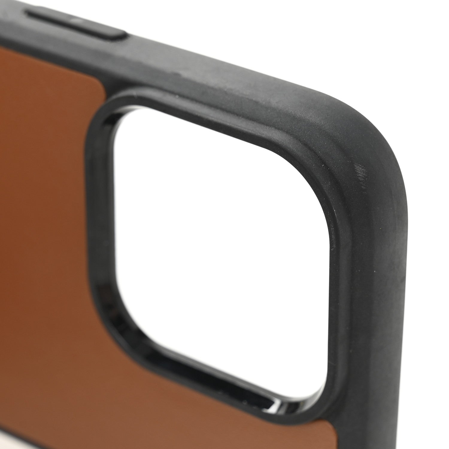 Prada Vitello Metal Triangle Logo iPhone 16 Pro Case With Strap Cognac 13 of 14