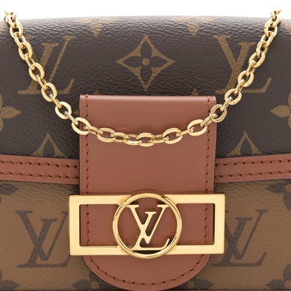 Louis Vuitton Reverse Monogram Dauphine Chain Wallet 7 of 12
