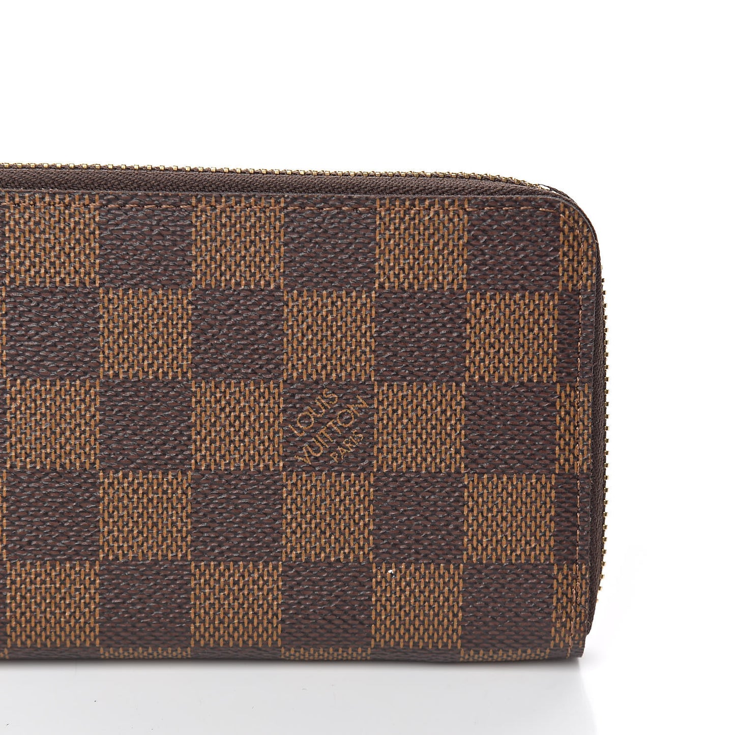 Damier Ebene Clemence Wallet Cherry