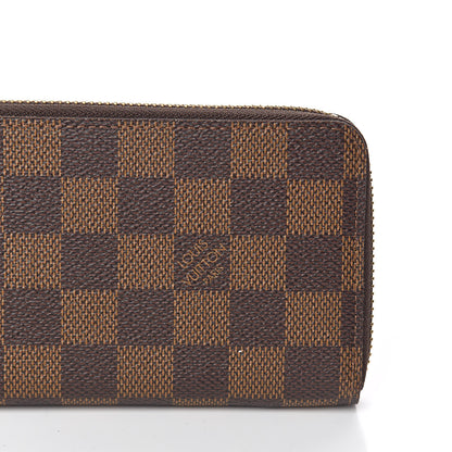Louis Vuitton Damier Ebene Clemence Wallet Cherry 10 of 11