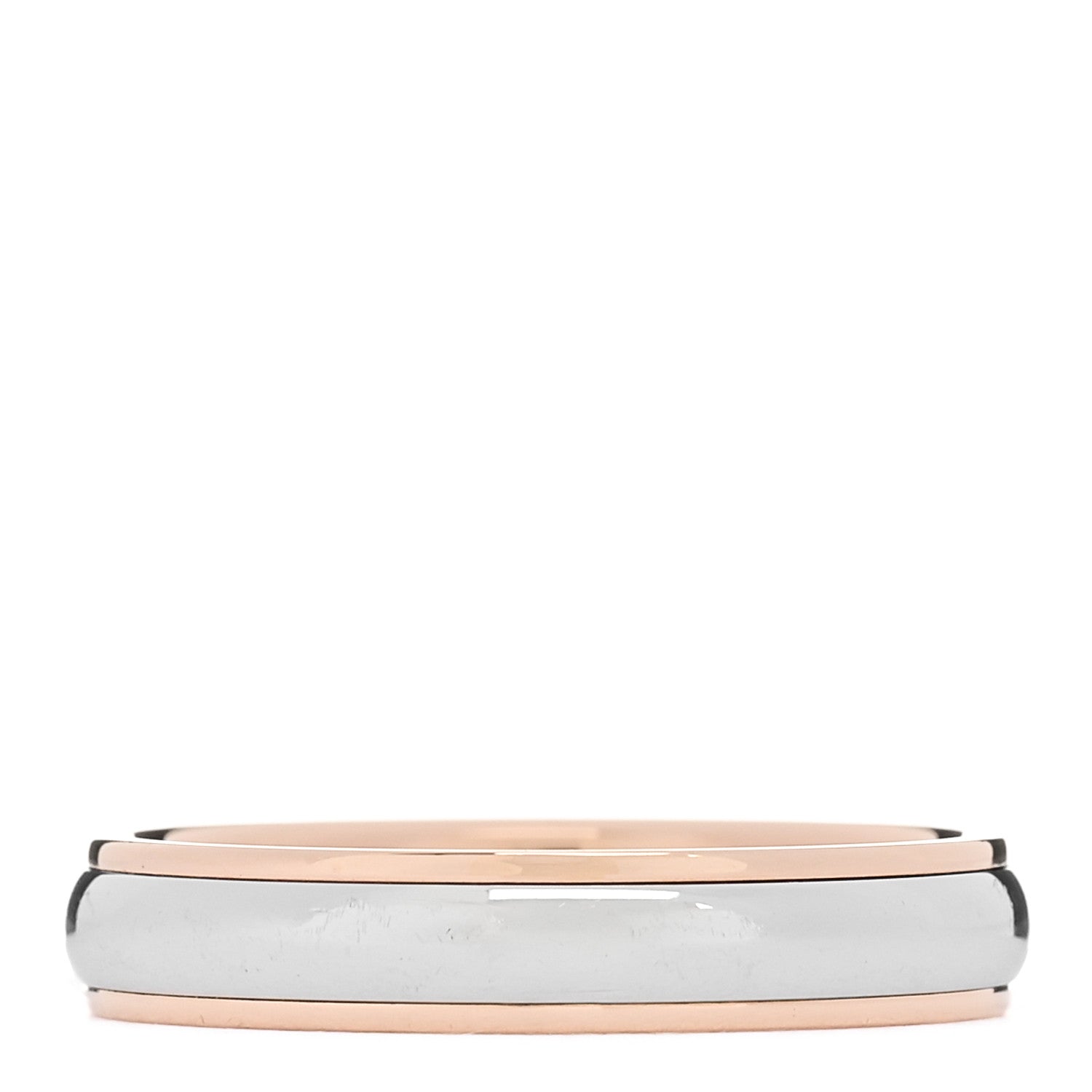 Tiffany Platinum 18K Rose Gold 4mm Together Milgrain Wedding Band Ring 56 7.5 1 of 5