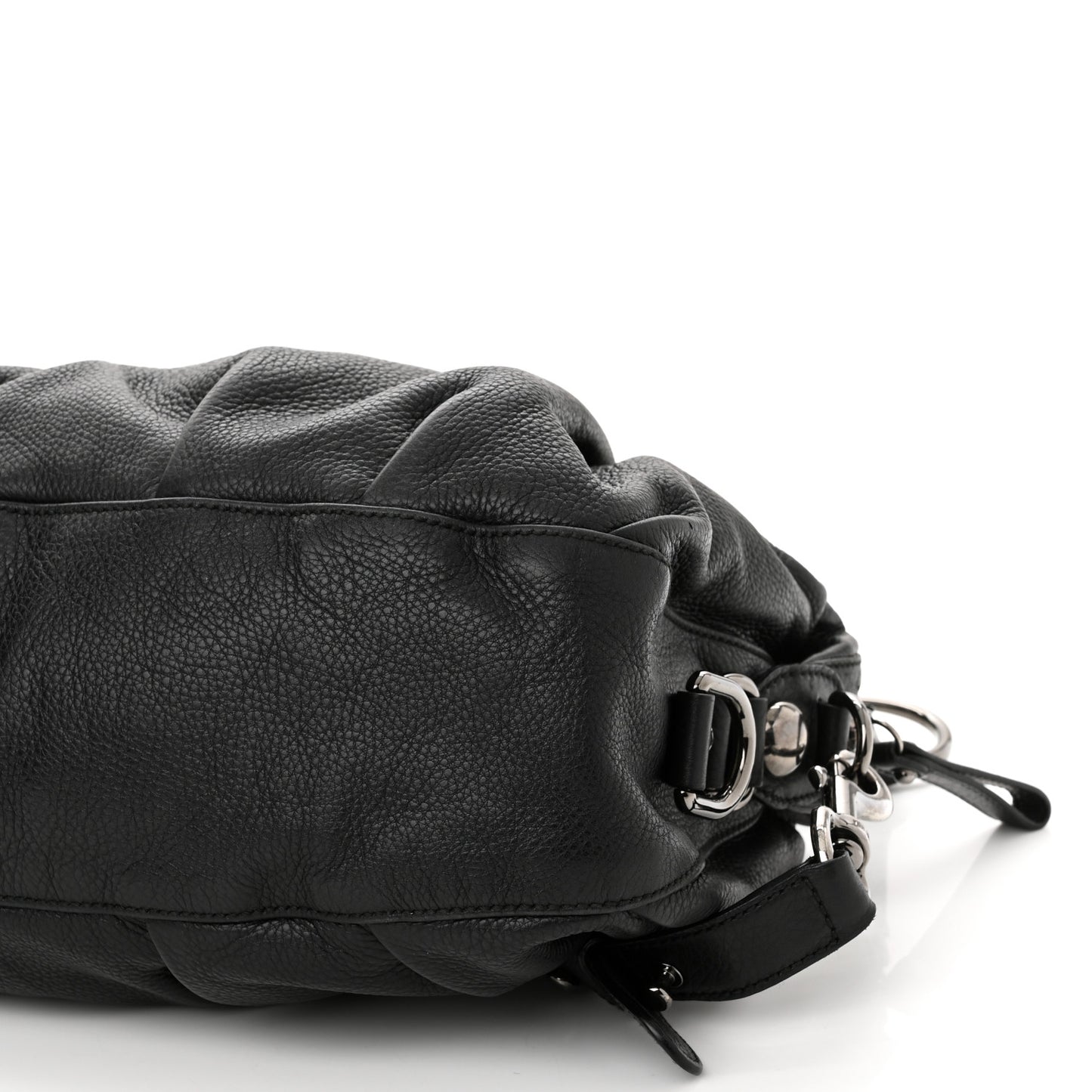 Calfskin Medium Icon Bit Boston Black